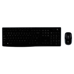 Logitech MK270 Wireless Keyboard and Mouse Combo, Black